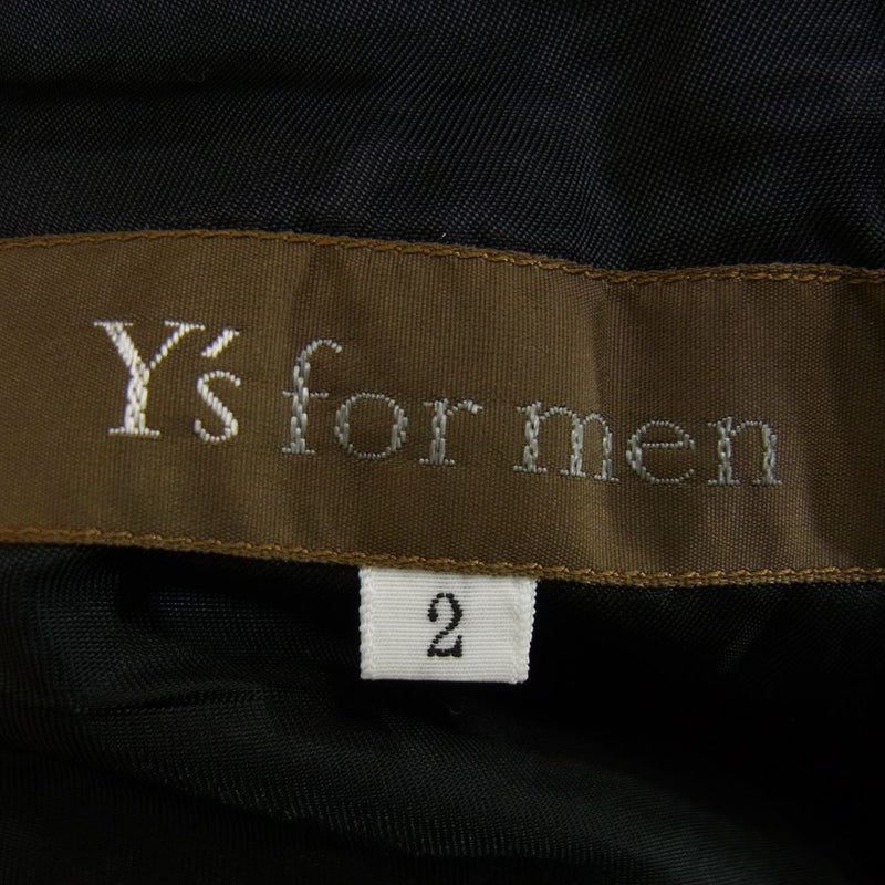 Yohji Yamamoto ヨウジヤマモト Y's for men ワイズフォーメン MT-J05-107 リネンウール 4Bジャケット ブラック系 2【中古】