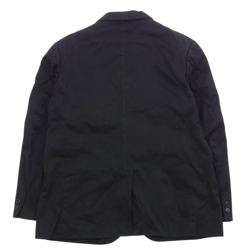 Yohji Yamamoto ヨウジヤマモト Y's for men ワイズフォーメン 赤タグ 赤ラベル MV-J52-077 MV-P54-077 製品染め コットン セットアップ ジャケット パンツ ブラック系 2【中古】