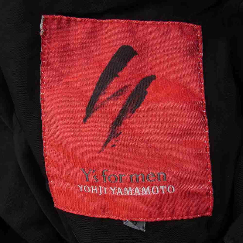 y's for men 赤ラベル  yohji コットンホワイトパンツ