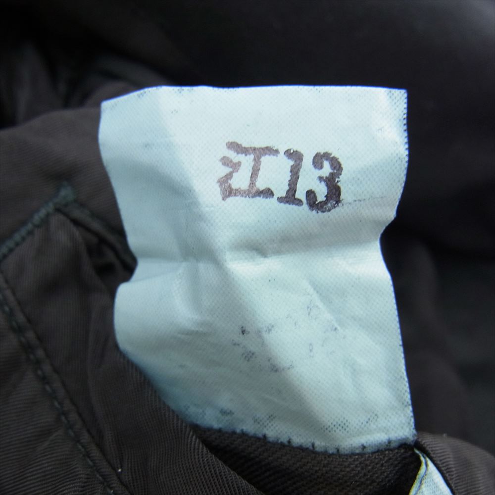 Yohji Yamamoto ヨウジヤマモト Y's for men ワイズフォーメン 赤タグ 赤ラベル MV-J52-077 MV-P54-077 製品染め コットン セットアップ ジャケット パンツ ブラック系 2【中古】