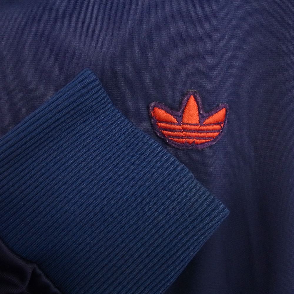 adidas アディダス ヴィンテージ トラック ジャケット ジャージ  ネイビー系 50【中古】