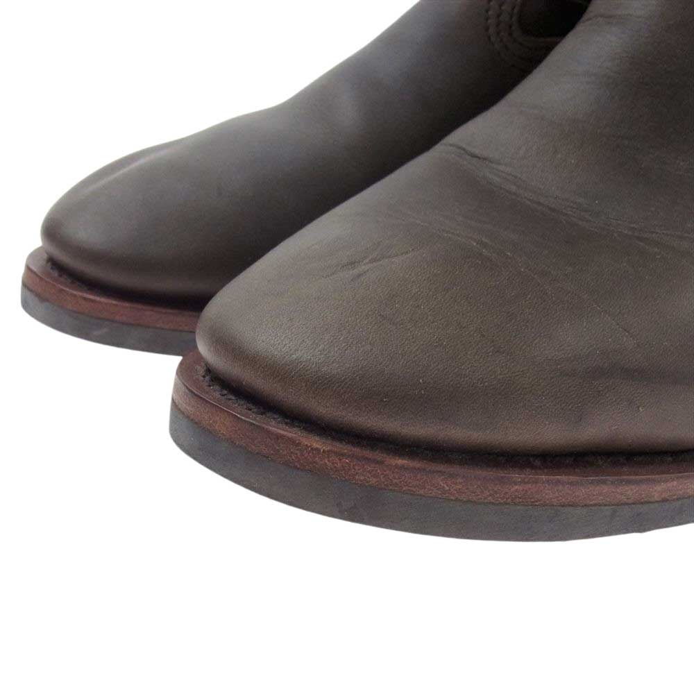 WESCO ウエスコ CHARC1939 100周年 BOSS  NAILED SOLE エンジニア ブーツ チャコールドマーネ 炭黒 ブラウン系 10.5【中古】