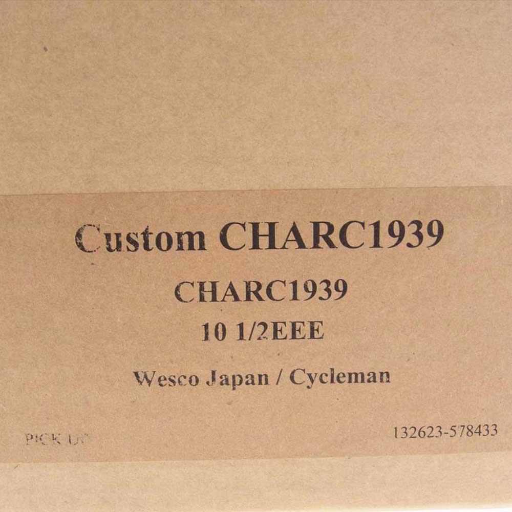 WESCO ウエスコ CHARC1939 100周年 BOSS  NAILED SOLE エンジニア ブーツ チャコールドマーネ 炭黒 ブラウン系 10.5【中古】