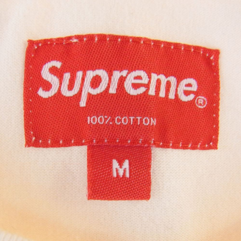 Supreme シュプリーム 21AW  Gonz Nametag S/S Tee ゴンズ ネーム タグ付き クルーネック Tシャツ オフホワイト系 M【中古】