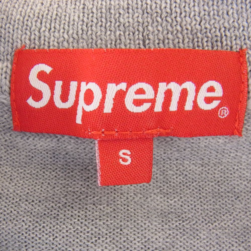 Supreme シュプリーム 19SS  Corner Stripe Polo Sweater カーディガン マルチカラー系 S【中古】