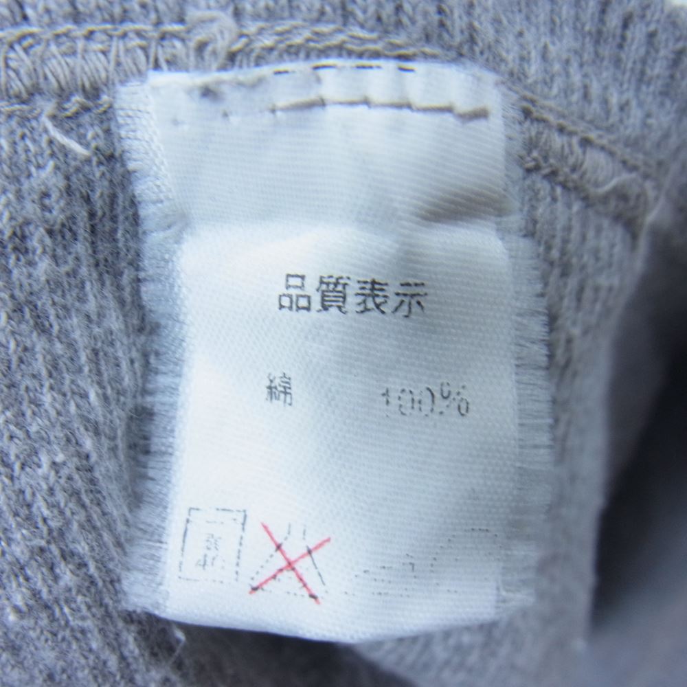 THE FLAT HEAD ザフラットヘッド プリント サーマル 長袖 Tシャツ グレー系 38【中古】