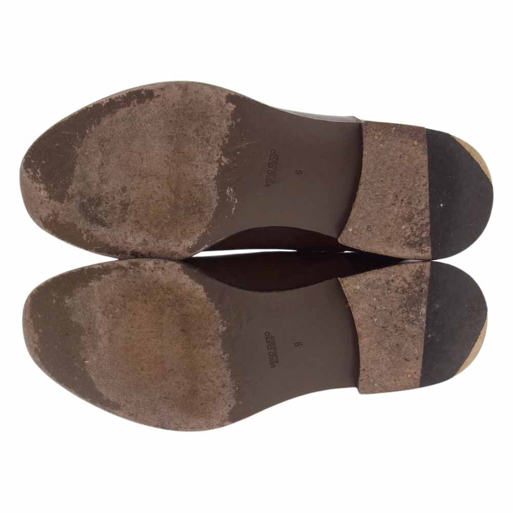Brooks Brothers ブルックスブラザーズ イタリア製 1ストラップ ストレートチップ レザーシューズ ブラウン系 US9【中古】