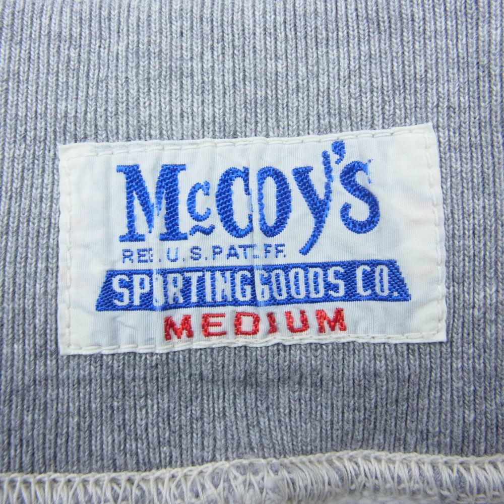 The REAL McCOY'S ザリアルマッコイズ USN SWEATPANTS USN ミリタリー スウェット パンツ グレー系 M【中古】