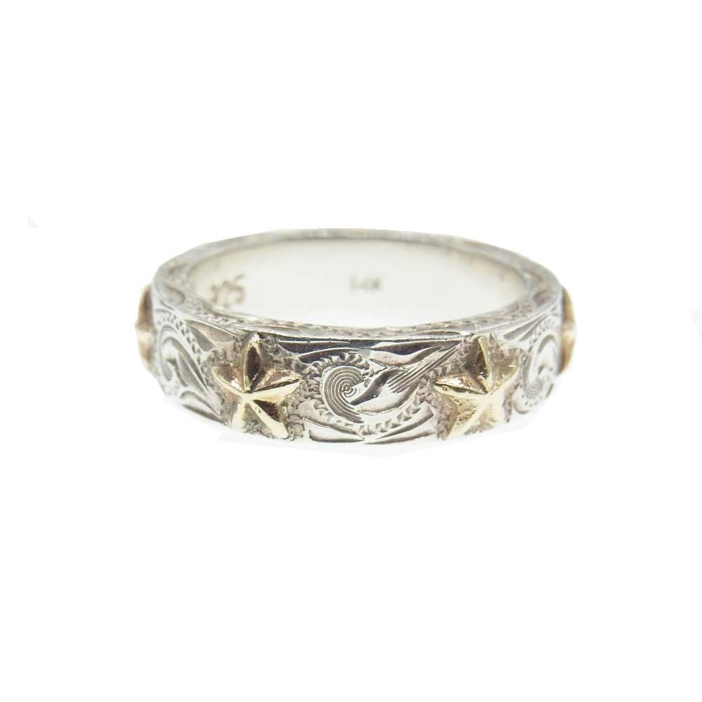 ファニー 14K 6スター リング スターリングシルバー シルバー系【中古】