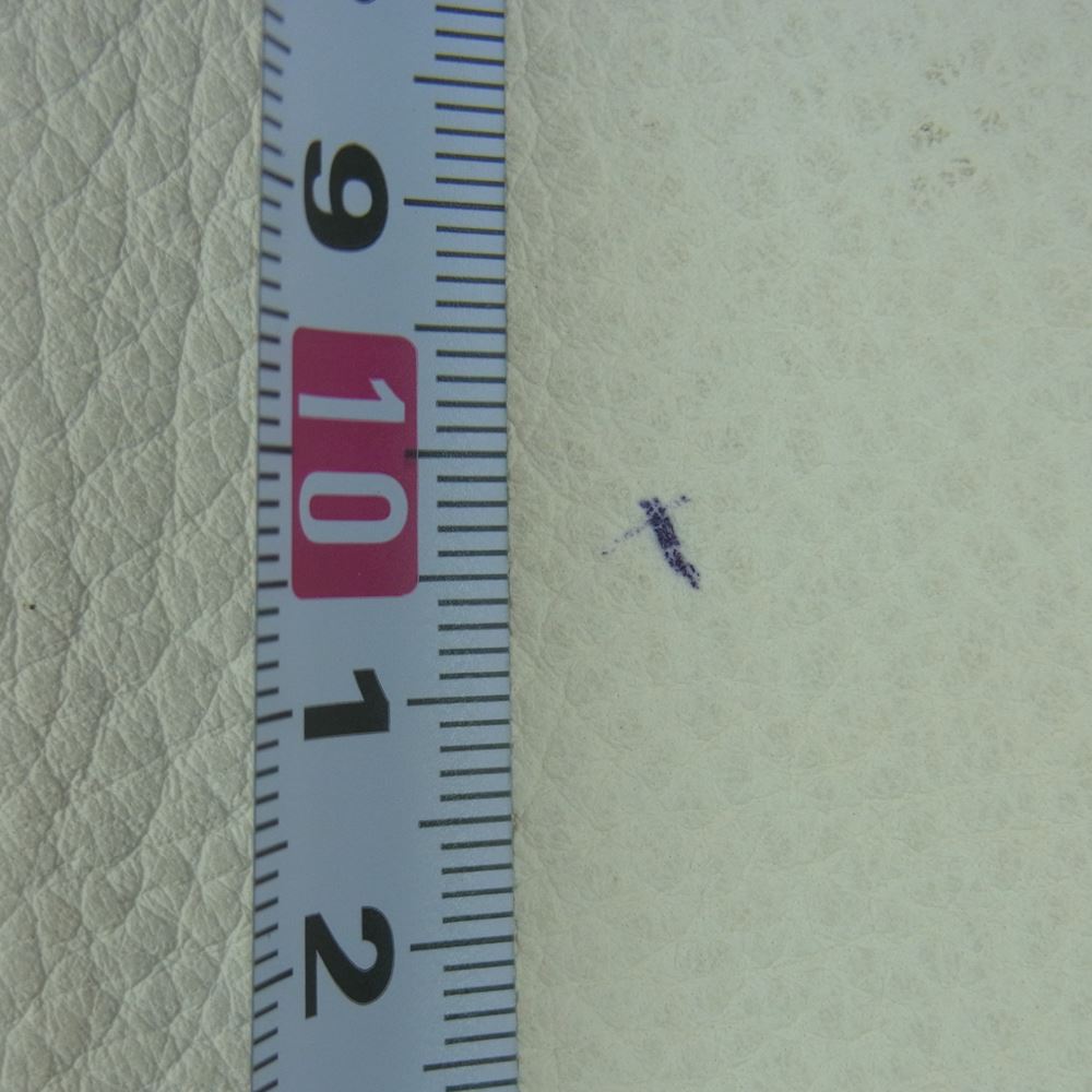 THE FLAT HEAD ザフラットヘッド ディアスキン フルジップ レザー シャツ ジャケット 日本製 ホワイト系 38【中古】