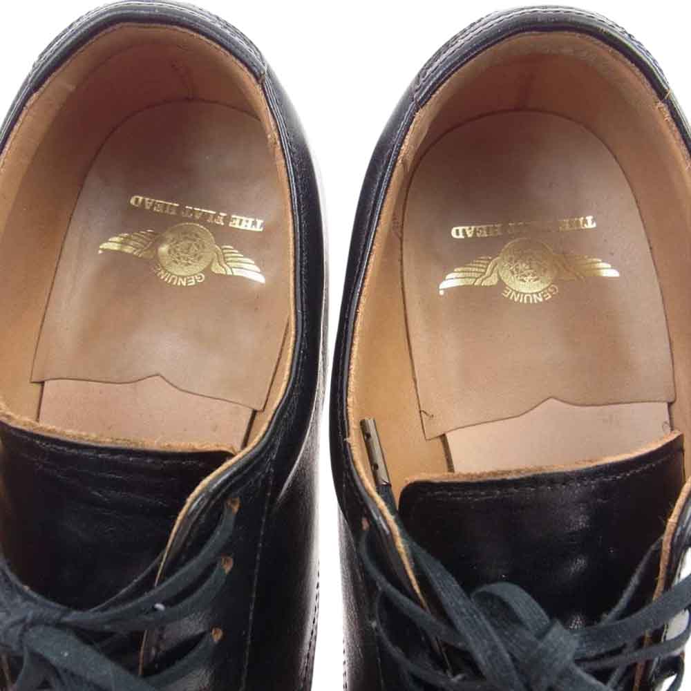 THE FLAT HEAD ザフラットヘッド ホースハイド サービスマン シューズ ブラック系 US9【中古】