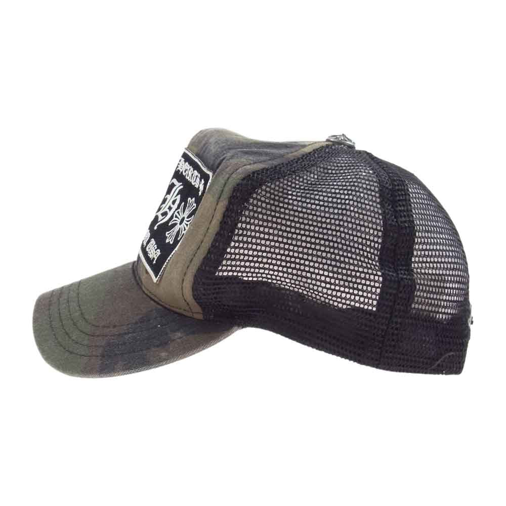 CHROME HEARTS クロムハーツ（原本無） TRUCKER CAP CAMO トラッカーキャップ カモフラ カーキ系【中古】