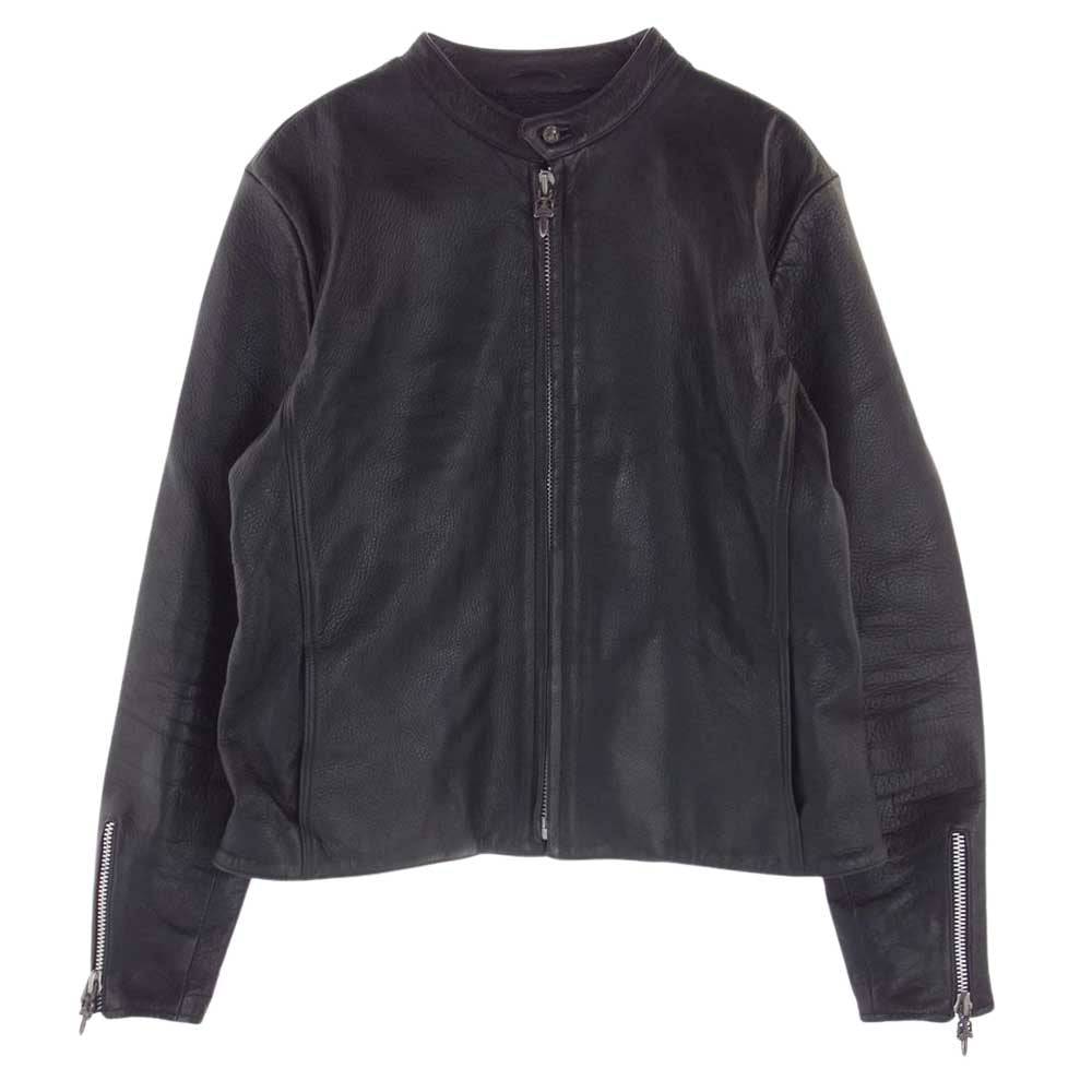 CHROME HEARTS クロムハーツ（原本無） Racing 2 レーシング2 レザージャケット ブラック系 L【中古】