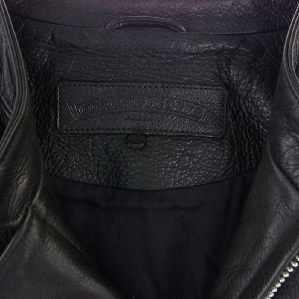 CHROME HEARTS クロムハーツ（原本無） Racing 2 レーシング2 レザージャケット ブラック系 L【中古】