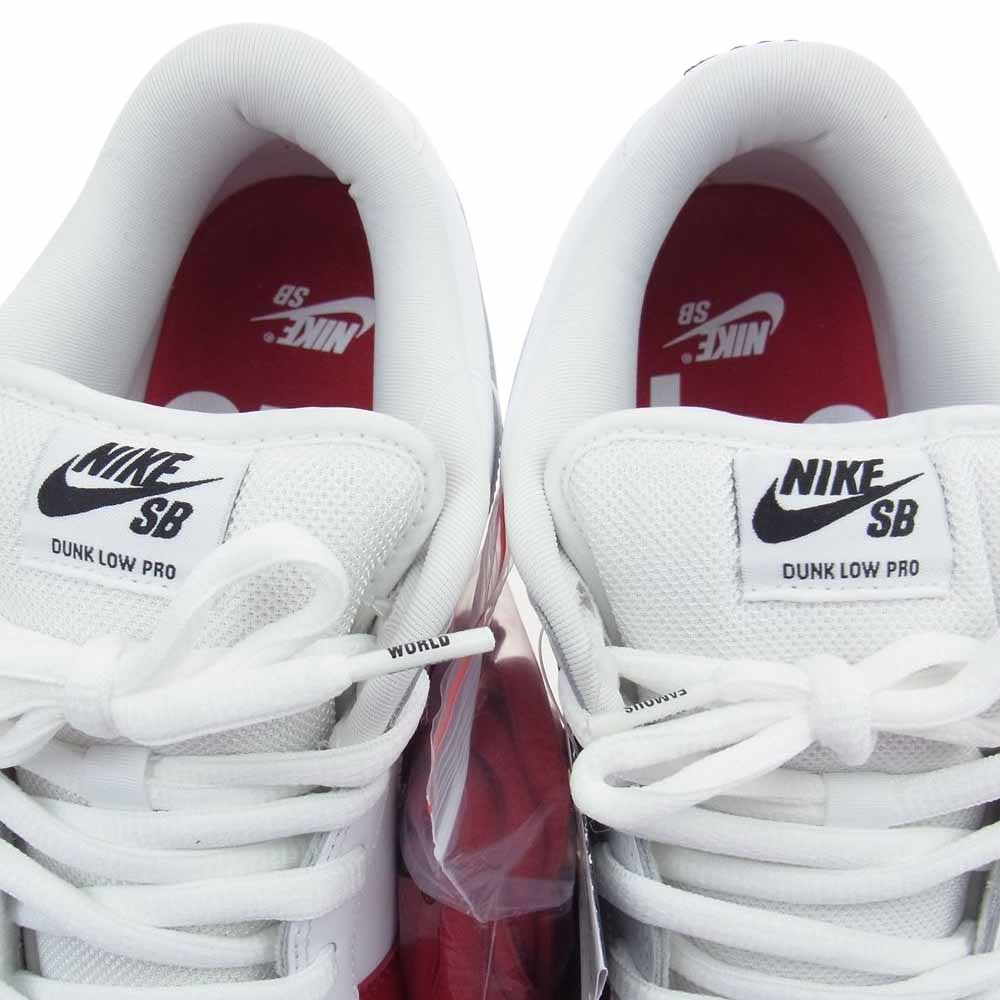 Supreme シュプリーム CK3480-600 NIKE SB SB DUNK LOW OG QS ローカット スニーカー ホワイト系 レッド系  27.0cm【新古品】【未使用】【中古】