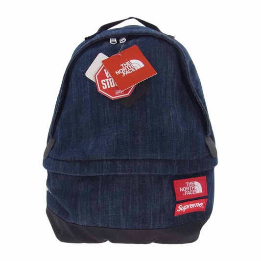 Supreme シュプリーム 15SS  NM71500I THE NORTH FACE Denim Day Pack ザノースフェイス デニム デイパック バックパック リュック インディゴブルー系【新古品】【未使用】【中古】