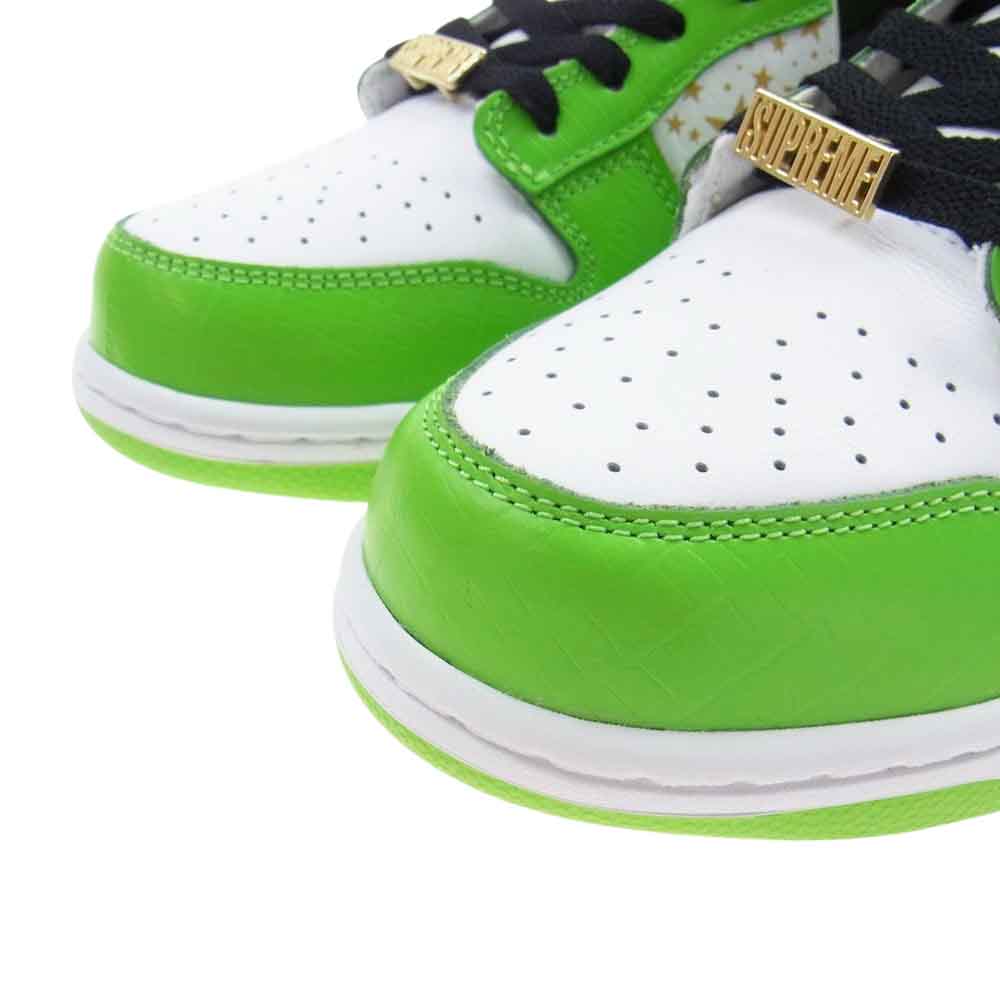 Supreme シュプリーム 21SS DH3228-101 NIKE SB DUNK LOW ダンク ロー ローカット スニーカー ライトグリーン系  27.0cm【新古品】【未使用】【中古】