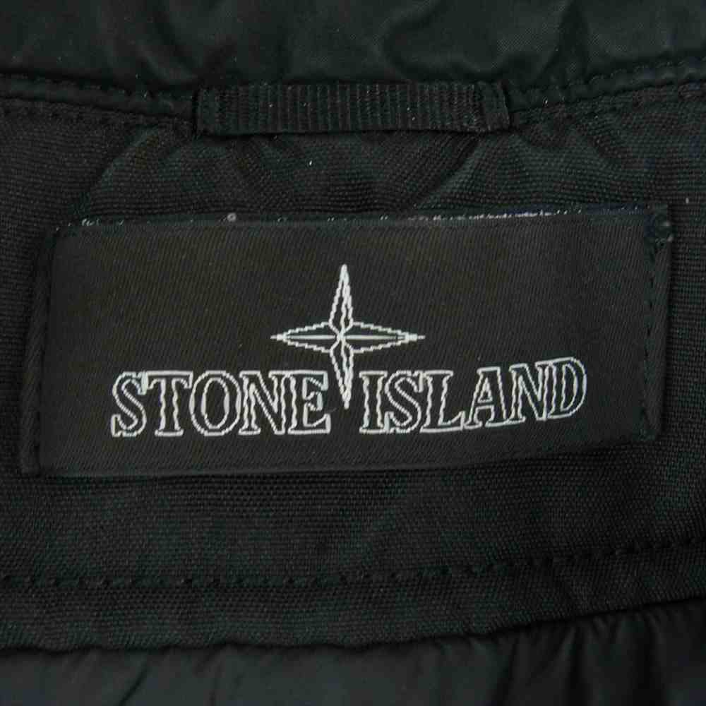 STONE ISLAND ストーンアイランド 751970106-A SHADOW PROJECT Shawl Collar Long Coat Primaloft シャドープロジェクト ショールカラー プリマロフト 中綿 コート ブラック系 L【中古】