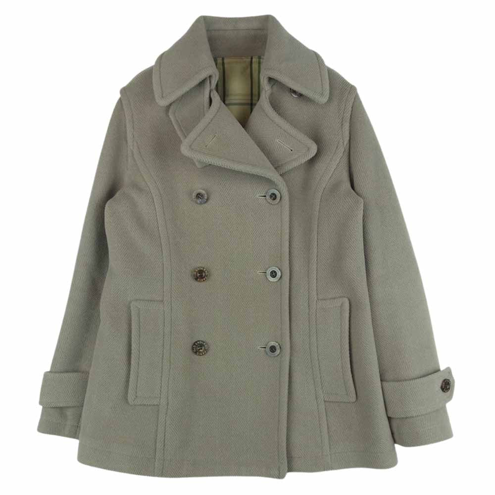 OLD ENGLAND オールドイングランド ウール Pコート ピーコート 日本製 グレー系 34【中古】