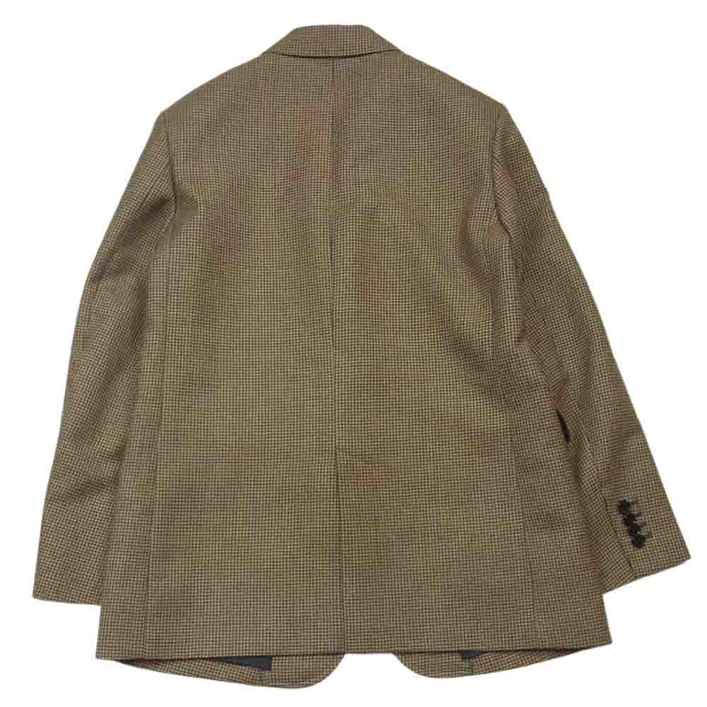 ミューズ ドゥ ドゥーズィエム クラス 千鳥格子 ウール テーラード ジャケット ブラウン系 36【中古】