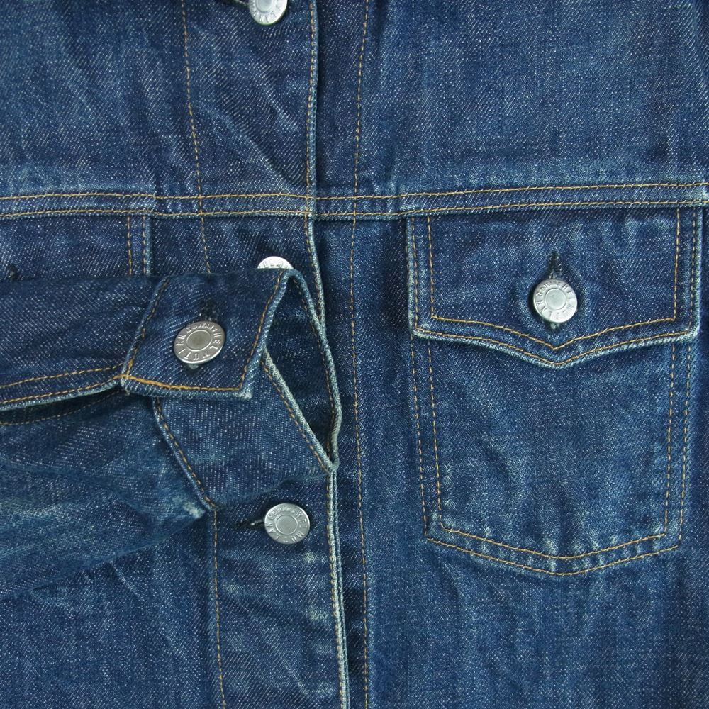 HELMUT LANG ヘルムートラング 19543 オールド 国内正規品 デニム ジャケット イタリア製 インディゴブルー系 38【中古】