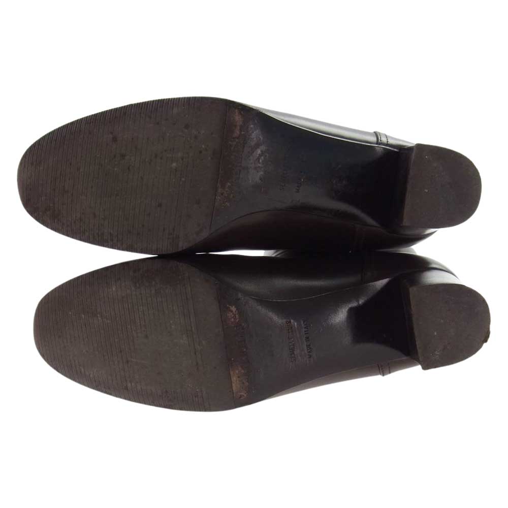 HERMES エルメス レザー ロング ブーツ ブラウン ブラウン系 22.5cm【中古】