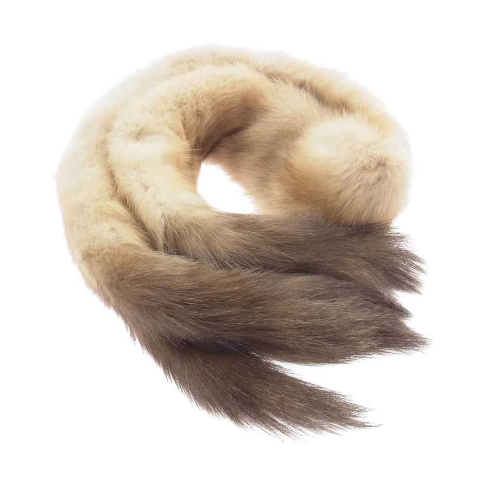 デイジーリン フォクシー 国内正規品 ロシアンセーブル ファー ストール ライトブラウン系【美品】【中古】