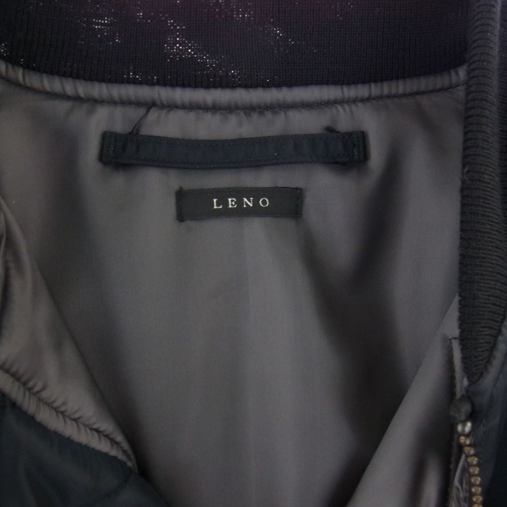 リノ h2102-jk001 MA-1 ジャケット ブラック系【美品】【中古】