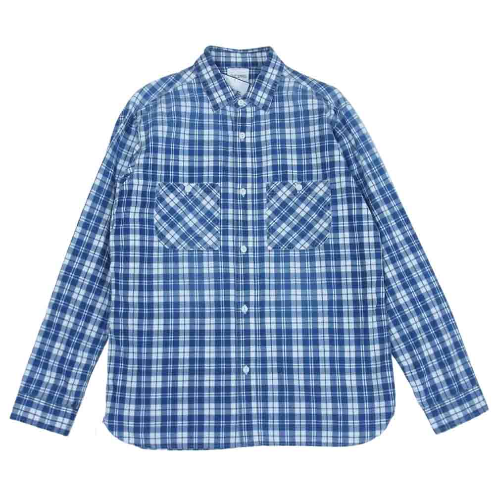 Ron Herman ロンハーマン 2920700206 RHC ＆ MAS チェック 長袖 シャツ ブルー系 L【中古】