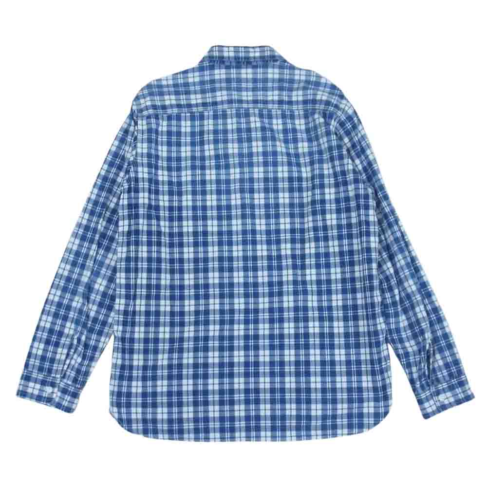 Ron Herman ロンハーマン 2920700206 RHC ＆ MAS チェック 長袖 シャツ ブルー系 L【中古】