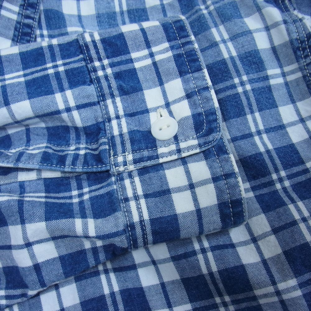 Ron Herman ロンハーマン 2920700206 RHC ＆ MAS チェック 長袖 シャツ ブルー系 L【中古】