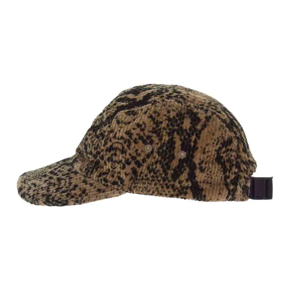 Supreme シュプリーム 20AW Snakeskin Corduroy Camp Cap スネークスキン コーデュロイ BOXロゴ キャップ マルチカラー系【中古】