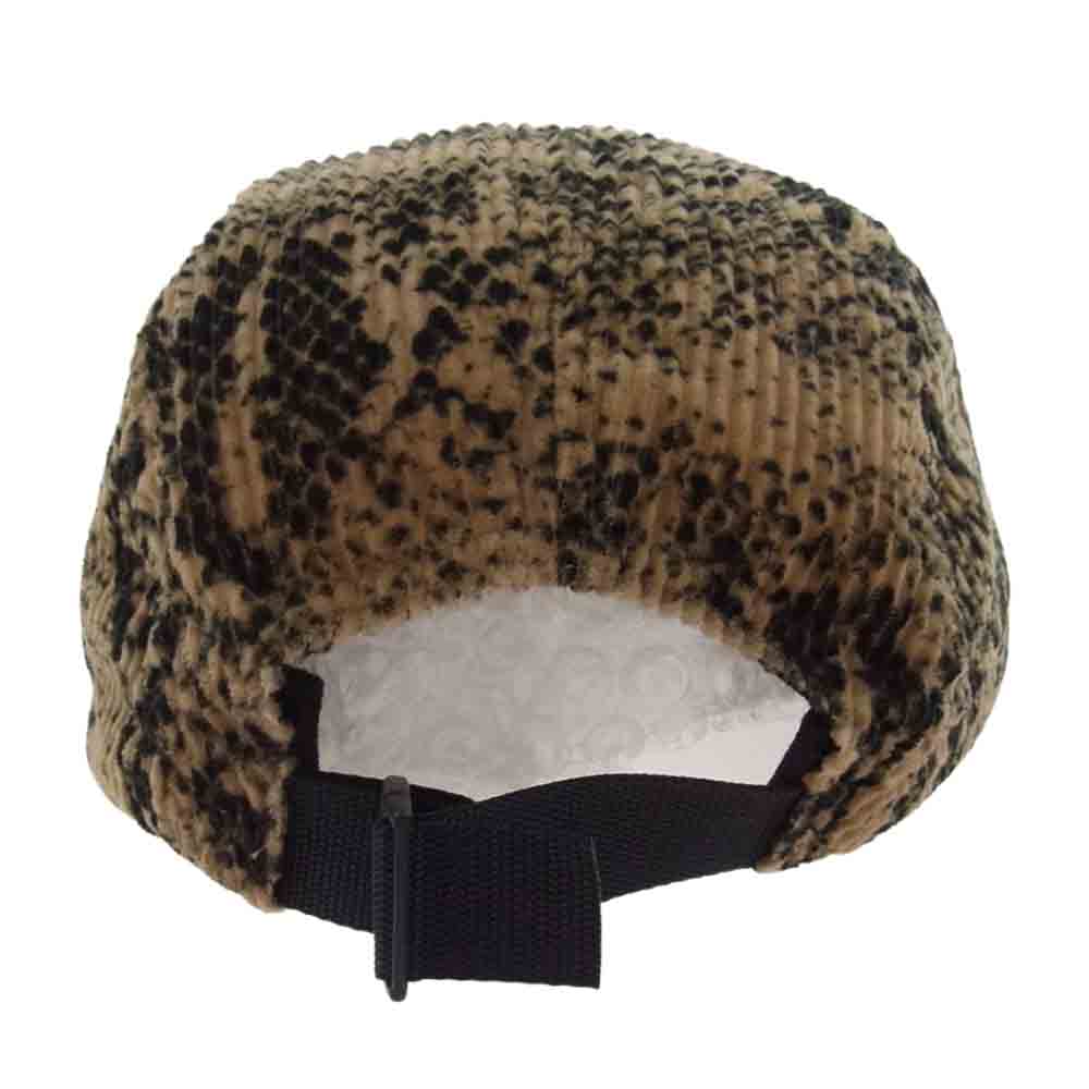 Supreme シュプリーム 20AW Snakeskin Corduroy Camp Cap スネークスキン コーデュロイ BOXロゴ キャップ マルチカラー系【中古】