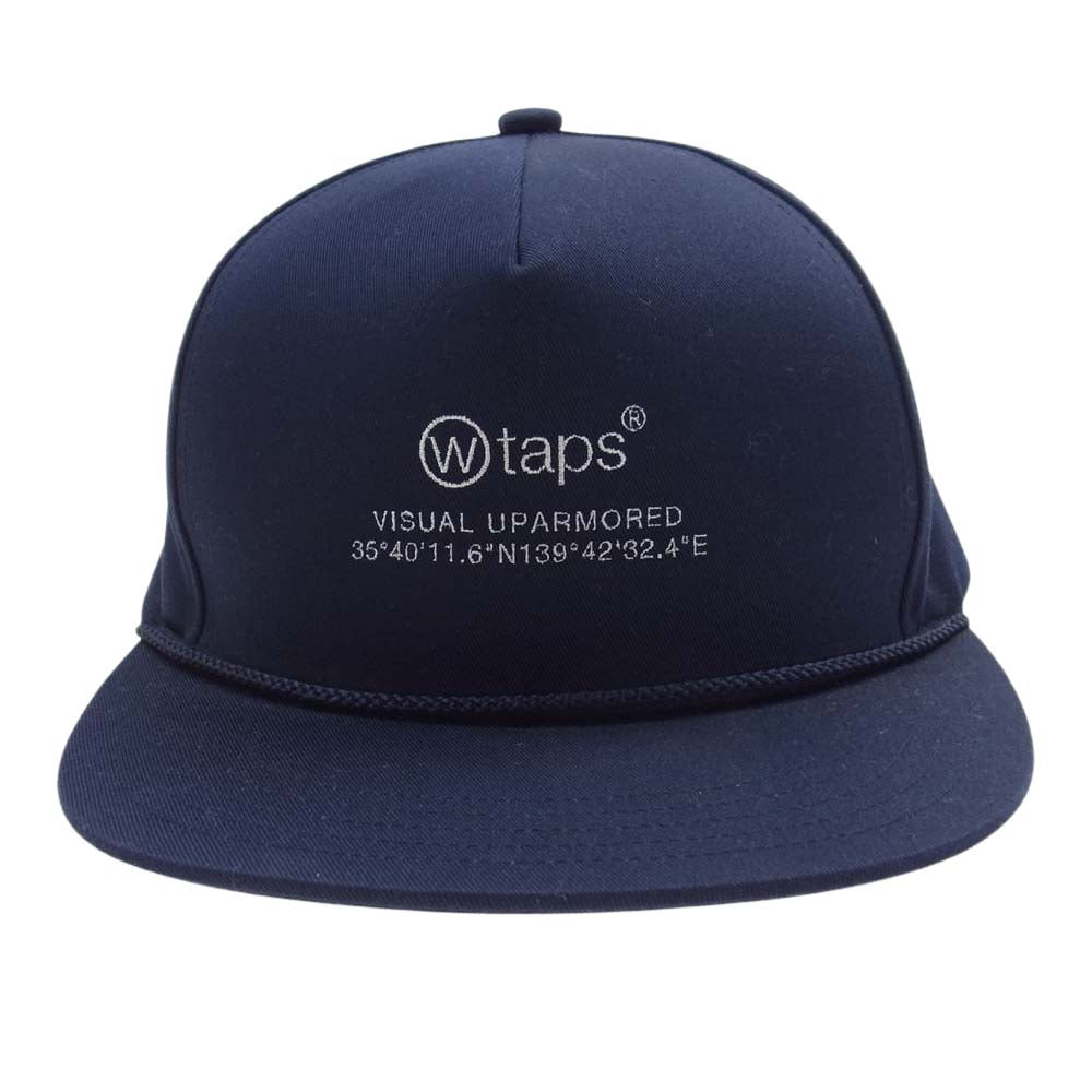 WTAPS ダブルタップス 21SS 211HCDT-HT10 MILITIA CAP トラッカー キャップ ネイビー系【中古】