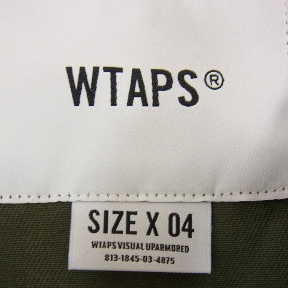 WTAPS ダブルタップス 21AW 212WDT-SHM02 JUNGLE BRAIN EMBROIDERED JACKET ジャケット カーキ系 04【中古】