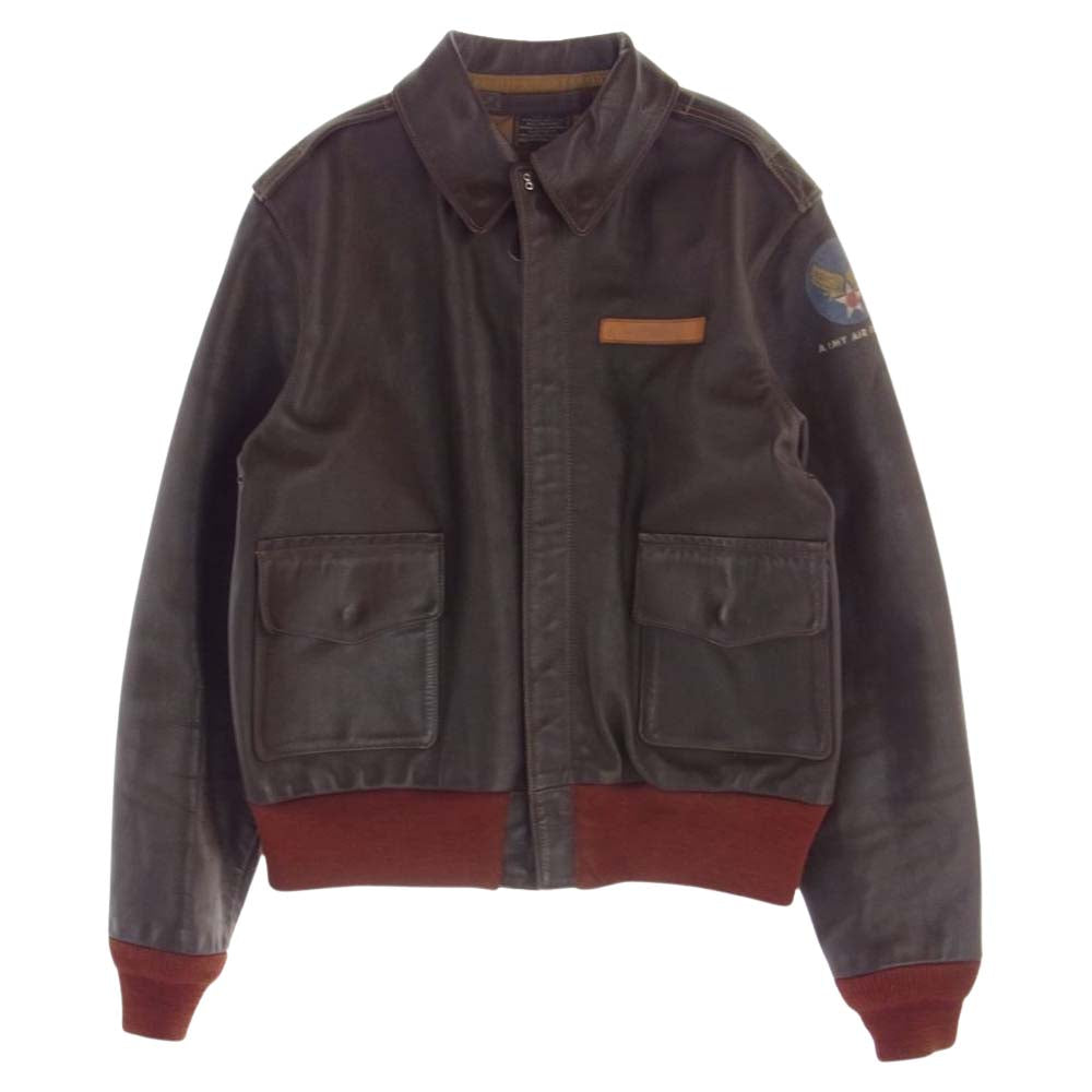 Buzz Rickson's バズリクソンズ ジャケット BR80210 A-2 Horse Hide GIL ELVGREN COLLECTION Cocktail Hour ホースハイド ジル エルブグレン ピンナップ ガール レザー フライト ジャケット ブラウン系 38【中古】 Buzz Rickson's バズリクソンズ BR80210 A-2 Horse Hide GIL ELVGREN