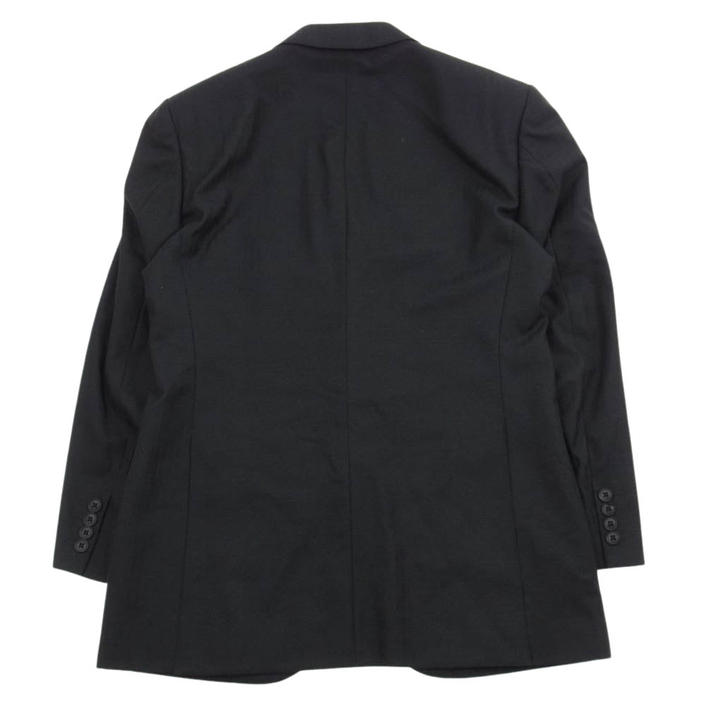 BURBERRY LONDON バーバリー ロンドン ストライプ テーラードジャケット スラックスパンツ セットアップ ブラック ブラック系【中古】