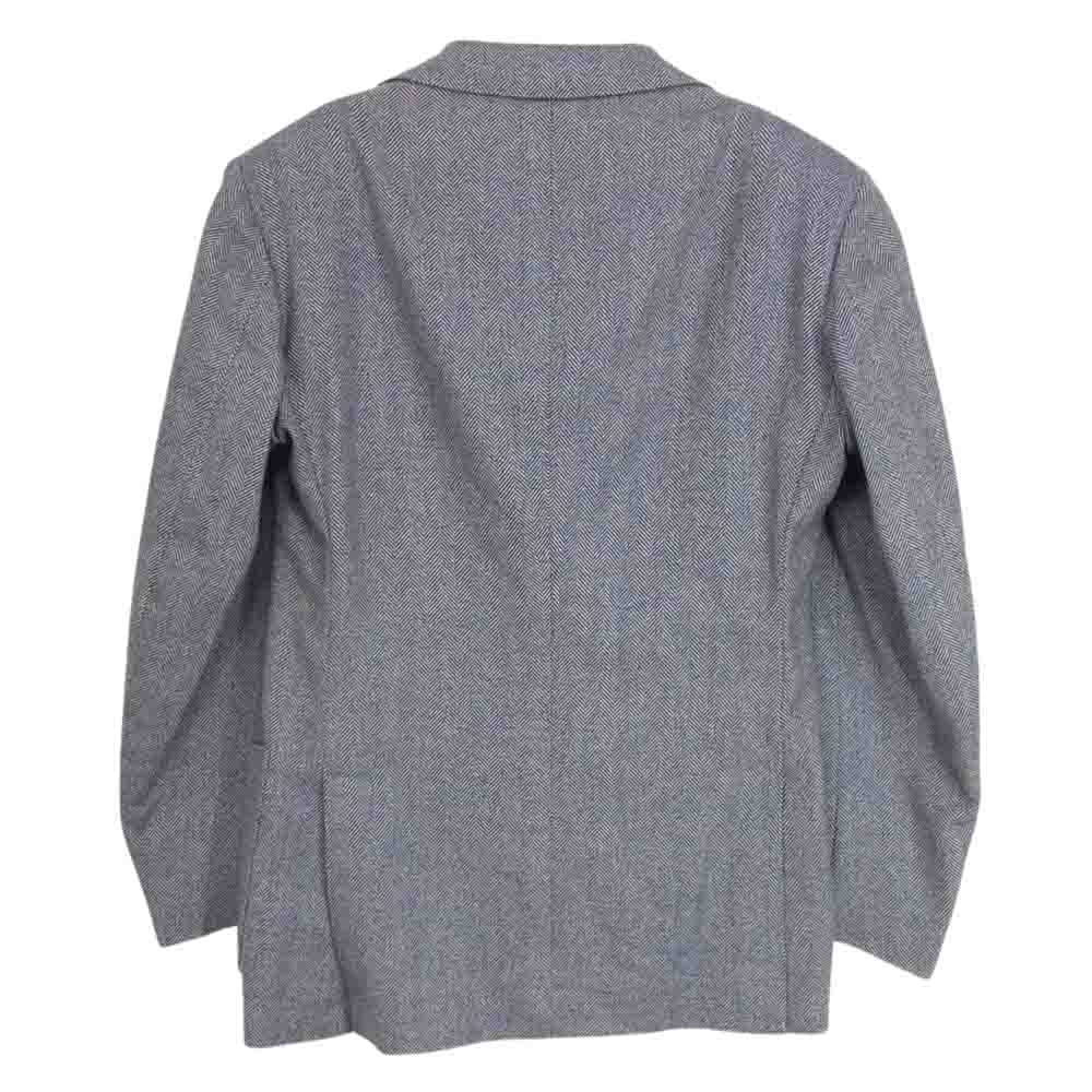 キートン カシミア ヘリンボーン テーラード ジャケット ブルー系 サイズ表記無【中古】