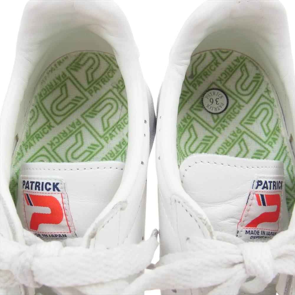 PATRICK パトリック 119630 QUEBEC ケベック ローカット スニーカー ホワイト系 36【中古】