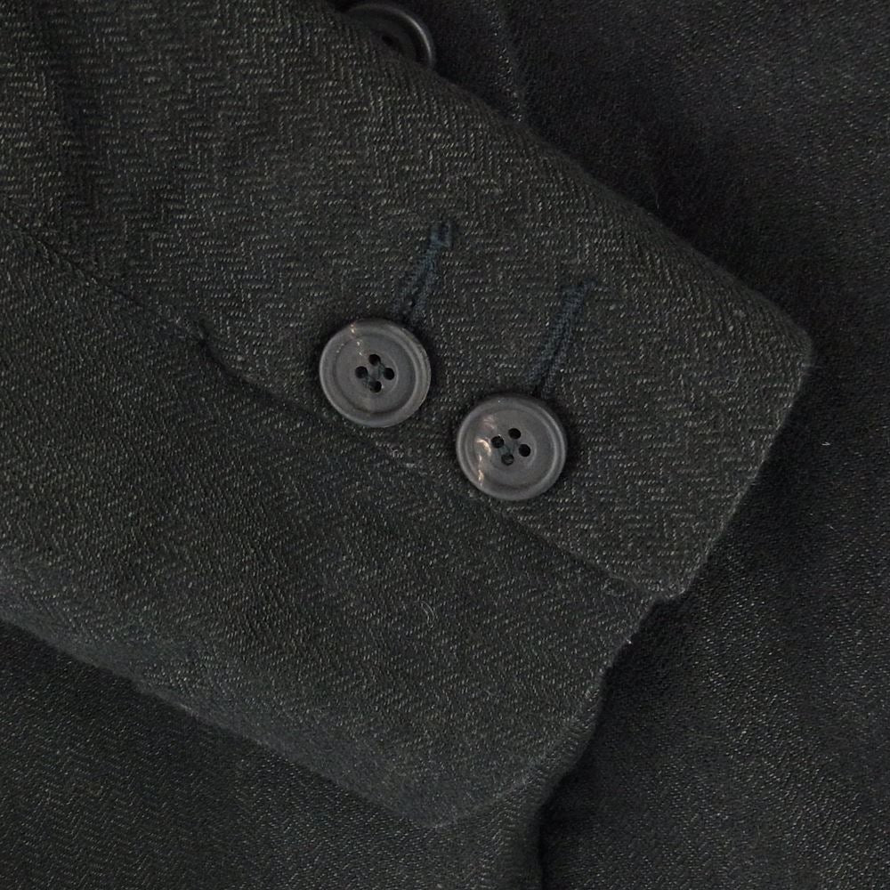 Paul Harnden ポールハーデン Women's Boy Coat ウールリネン ボーイ ロング コート ブラック系 XS【美品】【中古】