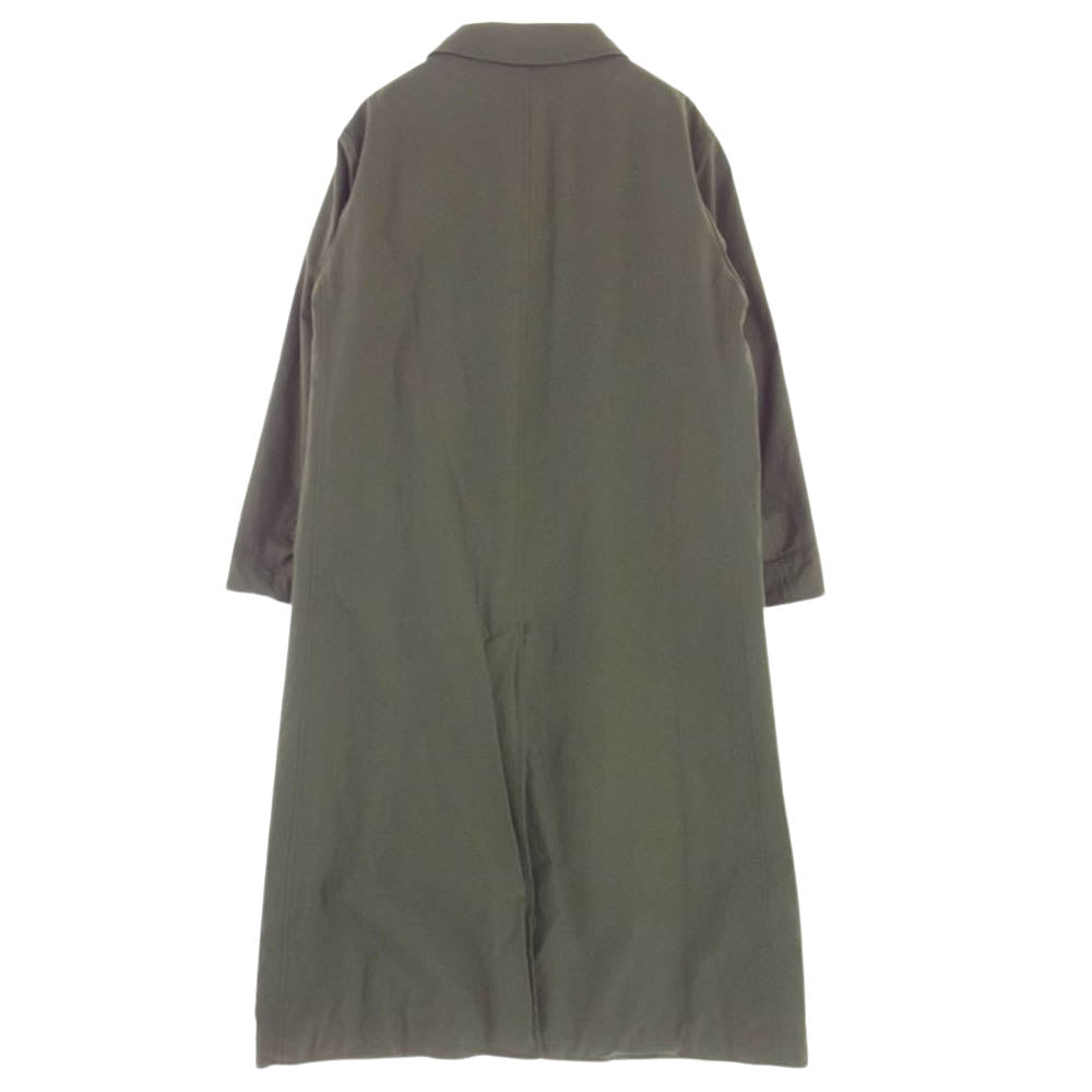 Paul Harnden ポールハーデン 国内正規品 Mens Long Mac Coat Cotton メンズ ロング マックコート コットン モスグリーン系 XS【中古】