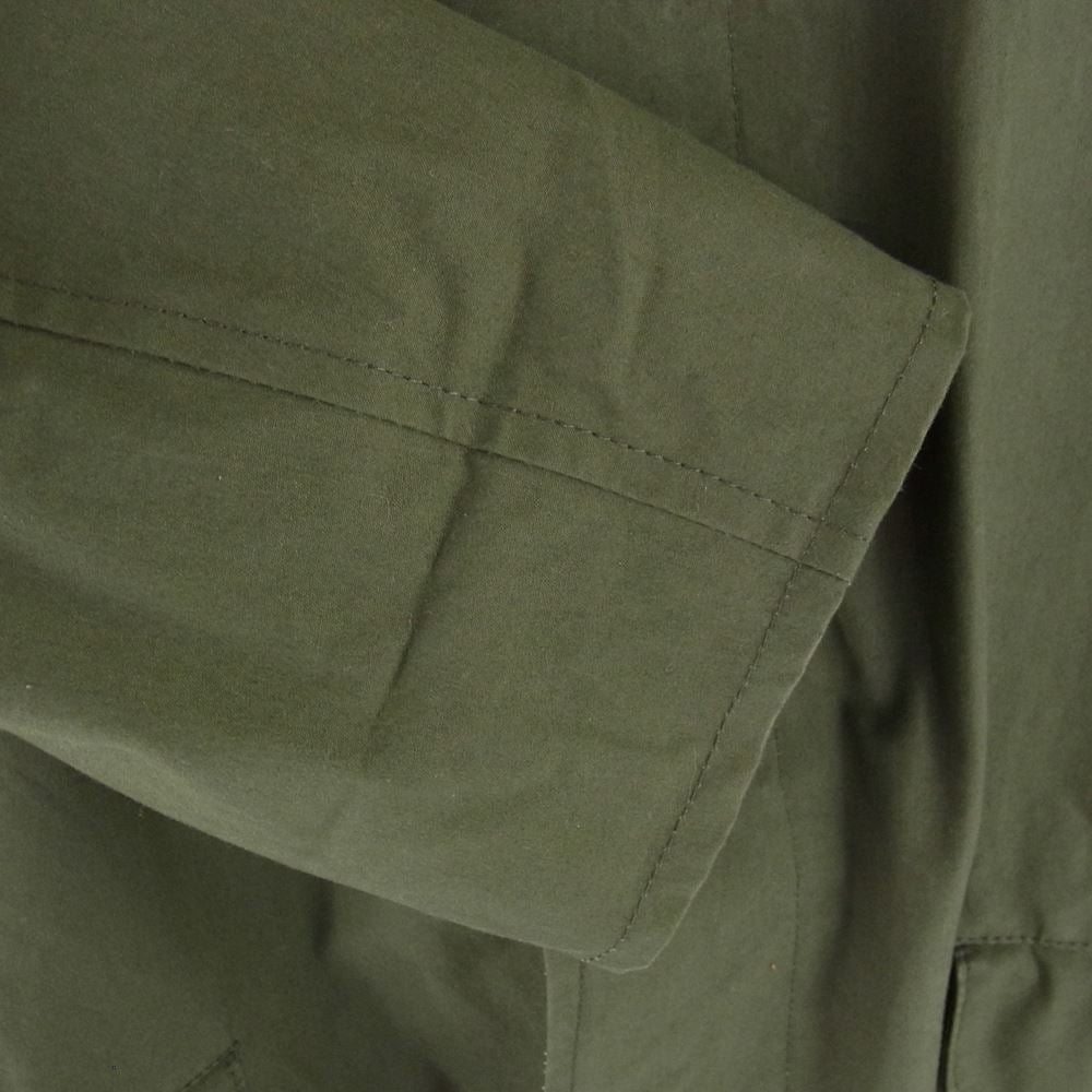 Paul Harnden ポールハーデン 国内正規品 Mens Long Mac Coat Cotton メンズ ロング マックコート コットン モスグリーン系 XS【中古】