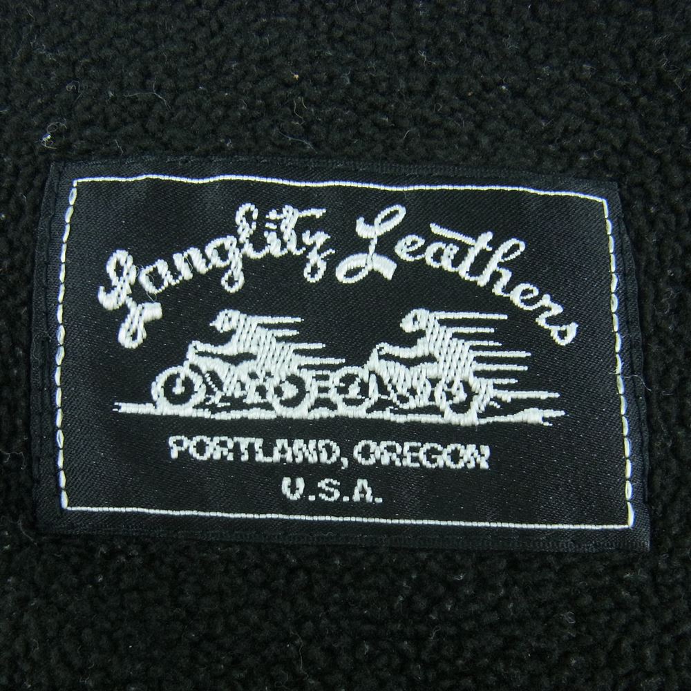 LANGLITZ LEATHERS ラングリッツレザーズ フリース ネックウォーマー ブラック系【中古】