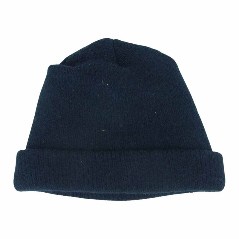 シップジョン Standard Issue Wool Cap ウール ニット キャップ ビーニー 帽子 ネイビー系【中古】