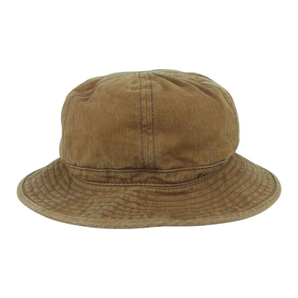 The REAL McCOY'S ザリアルマッコイズ WW1 BROWN FATIGUE HAT 6パネル ワーク ハット 帽子 ブラウン系 7.75【中古】