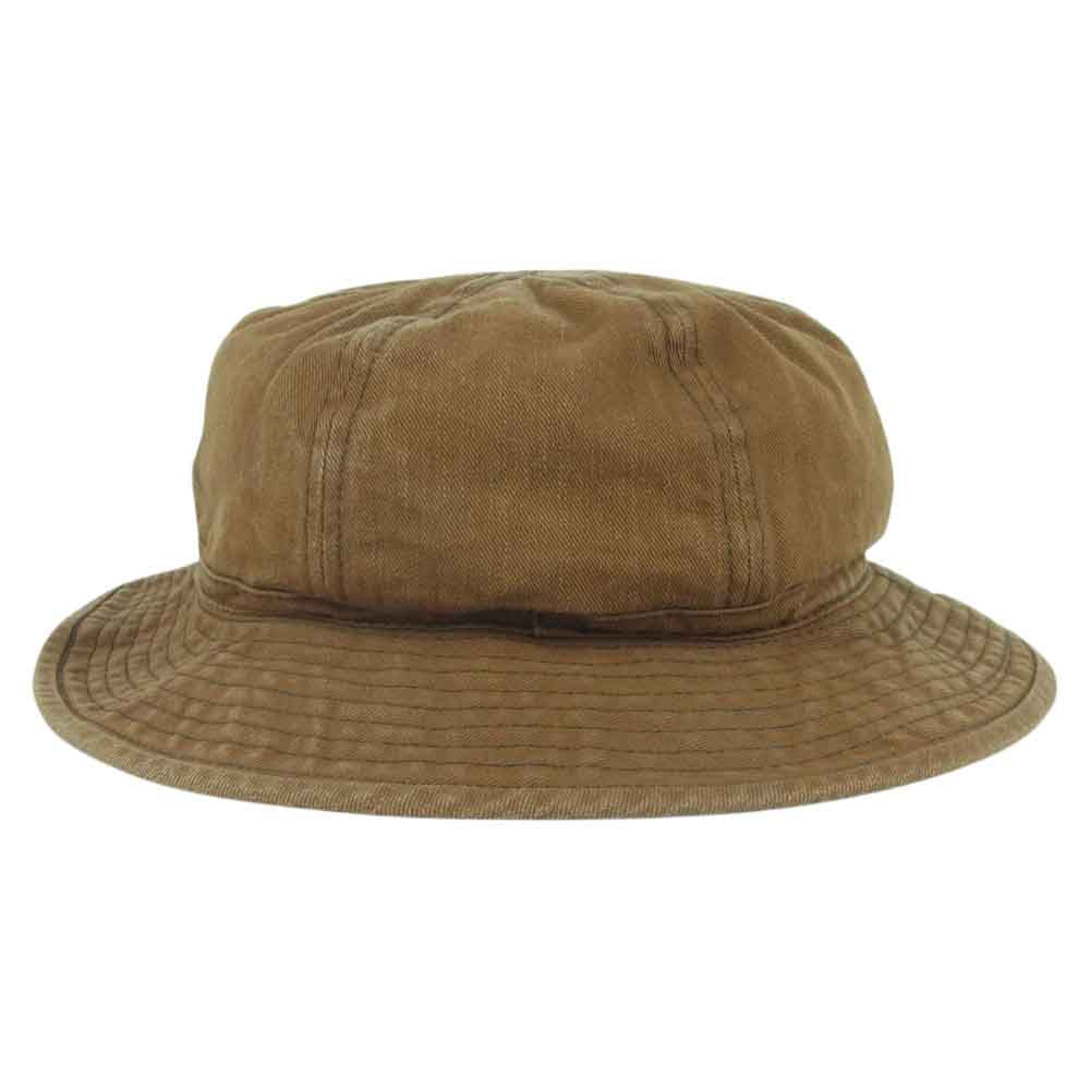 The REAL McCOY'S ザリアルマッコイズ WW1 BROWN FATIGUE HAT 6パネル ワーク ハット 帽子 ブラウン系 7.75【中古】