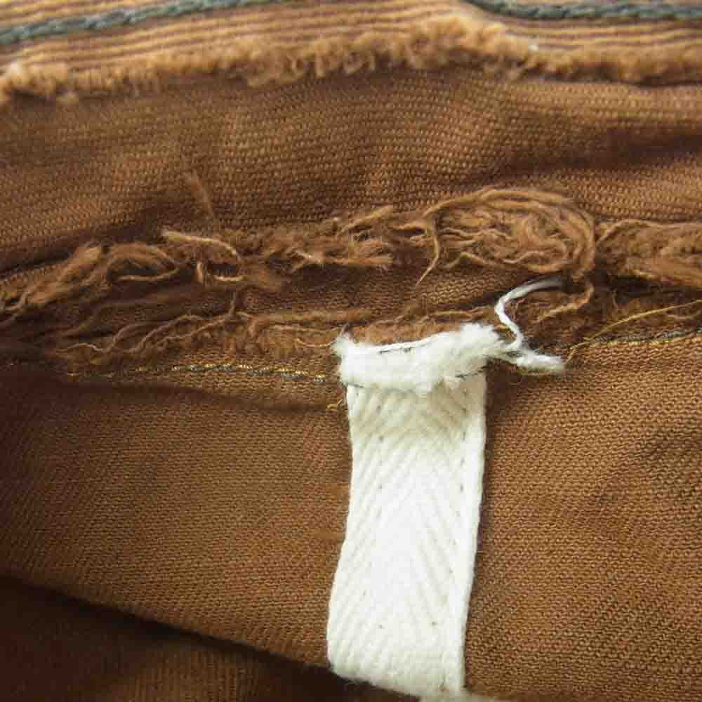 The REAL McCOY'S ザリアルマッコイズ WW1 BROWN FATIGUE HAT 6パネル ワーク ハット 帽子 ブラウン系 7.75【中古】