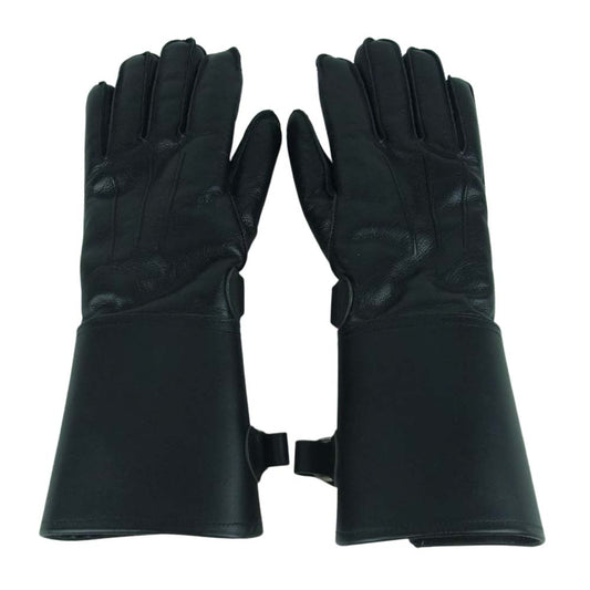 FREEWHEELERS フリーホイーラーズ SUPERIOR LEATHER TOGS Lined Winter Guntlets レザー グローブ 手袋 ブラック系 S【中古】