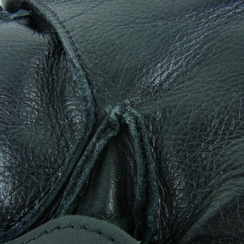 FREEWHEELERS フリーホイーラーズ SUPERIOR LEATHER TOGS Lined Winter Guntlets レザー グローブ 手袋 ブラック系 S【中古】