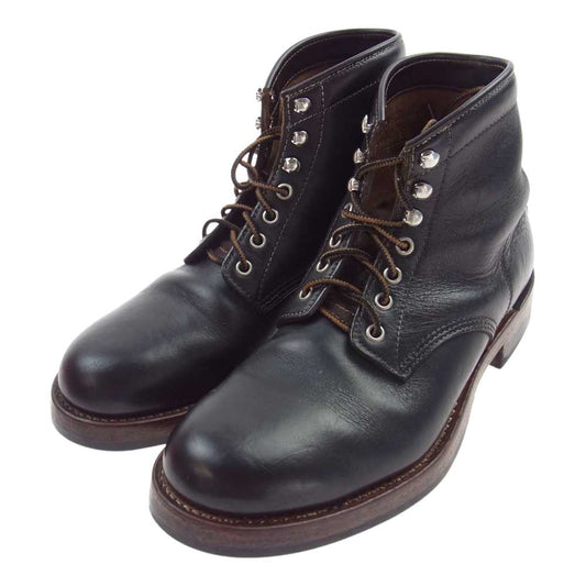 The REAL McCOY'S ザリアルマッコイズ JOE McCOY ジョーマッコイ ホースハイド ワーク ブーツ ベアヘッド ダークブラウン系 US10D【中古】